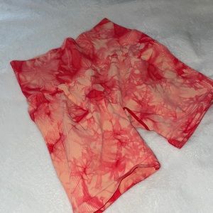 Tie Dye Scrunch Booty Shorts